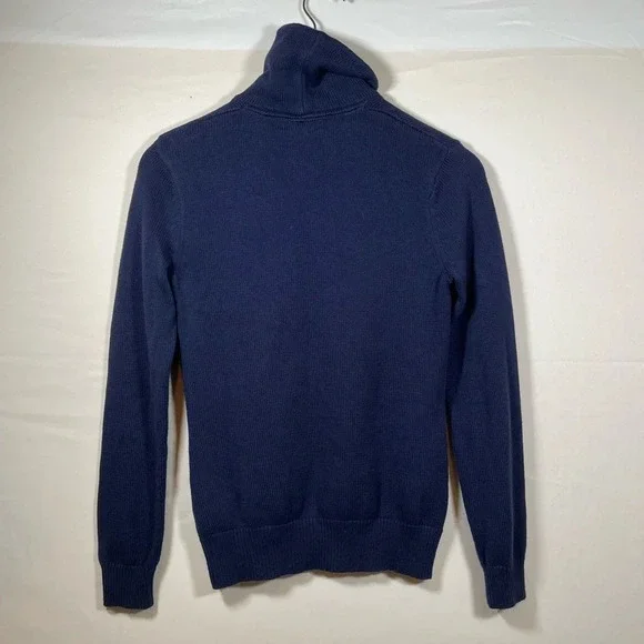 Lilly Pulitzer Navy Blue Knit Gold Button Sweater Size XS - Picture 2 of 4